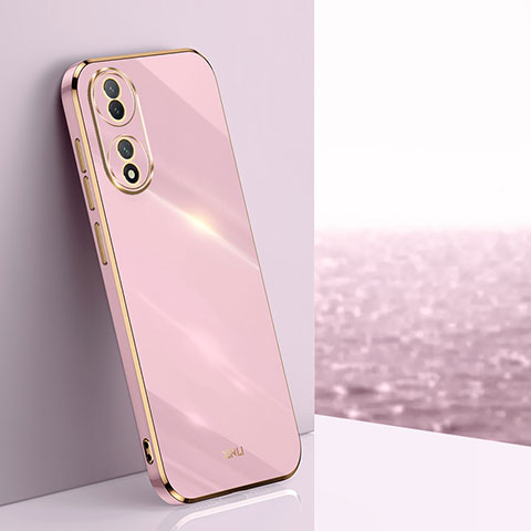 Silikon Hülle Handyhülle Ultra Dünn Flexible Schutzhülle Tasche XL1 für Vivo Y100A 5G Rosa