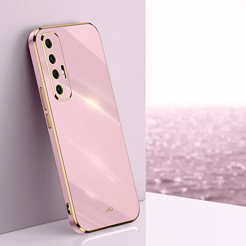 Silikon Hülle Handyhülle Ultra Dünn Flexible Schutzhülle Tasche XL1 für Xiaomi Mi 10S 5G Rosa