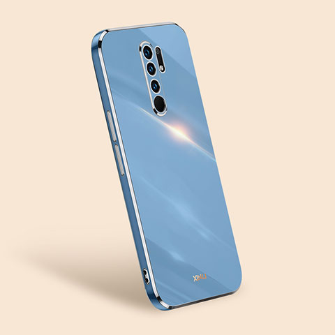 Silikon Hülle Handyhülle Ultra Dünn Flexible Schutzhülle Tasche XL1 für Xiaomi Redmi 9 Prime India Blau