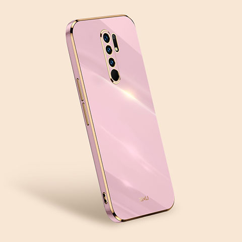 Silikon Hülle Handyhülle Ultra Dünn Flexible Schutzhülle Tasche XL1 für Xiaomi Redmi 9 Prime India Rosa