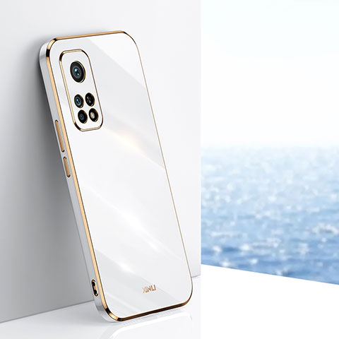 Silikon Hülle Handyhülle Ultra Dünn Flexible Schutzhülle Tasche XL1 für Xiaomi Redmi K30S 5G Weiß