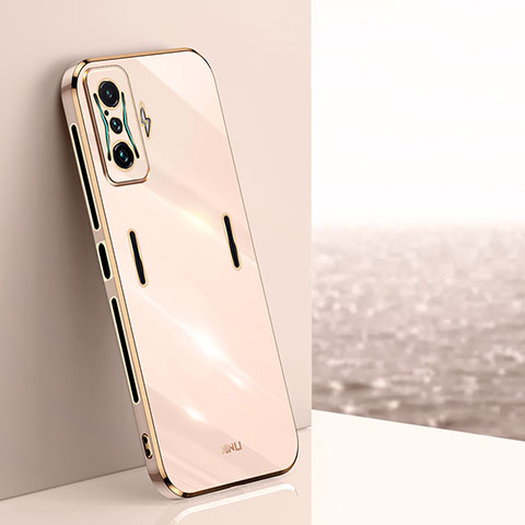 Silikon Hülle Handyhülle Ultra Dünn Flexible Schutzhülle Tasche XL1 für Xiaomi Redmi K50 Gaming AMG F1 5G Gold