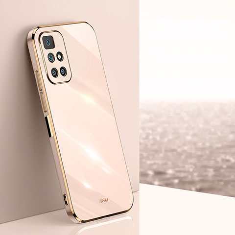 Silikon Hülle Handyhülle Ultra Dünn Flexible Schutzhülle Tasche XL1 für Xiaomi Redmi Note 11 4G (2021) Gold