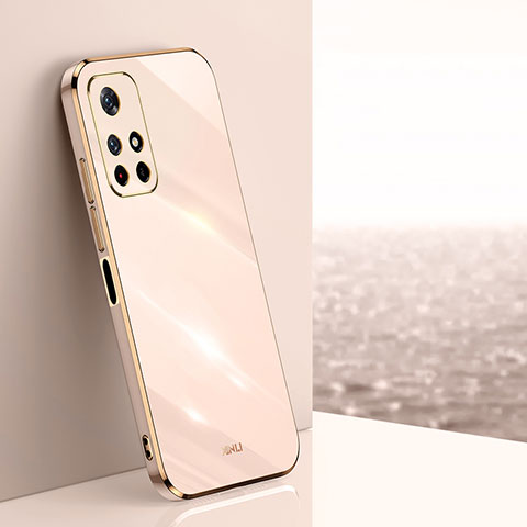 Silikon Hülle Handyhülle Ultra Dünn Flexible Schutzhülle Tasche XL1 für Xiaomi Redmi Note 11 5G Gold