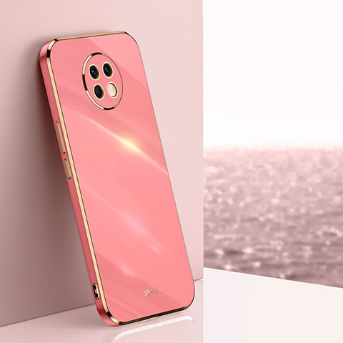 Silikon Hülle Handyhülle Ultra Dünn Flexible Schutzhülle Tasche XL1 für Xiaomi Redmi Note 9 5G Pink