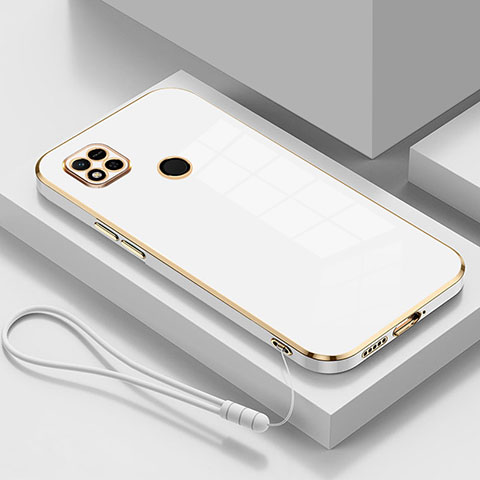 Silikon Hülle Handyhülle Ultra Dünn Flexible Schutzhülle Tasche XL2 für Xiaomi Redmi 10A 4G Weiß