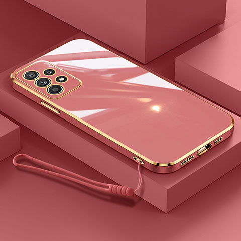 Silikon Hülle Handyhülle Ultra Dünn Flexible Schutzhülle Tasche XL3 für Samsung Galaxy A72 4G Pink