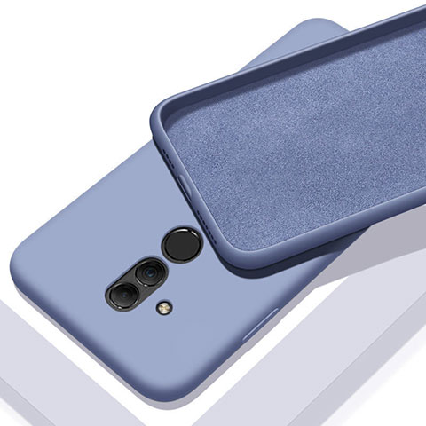 Silikon Hülle Handyhülle Ultra Dünn Schutzhülle 360 Grad Tasche C01 für Huawei Mate 20 Lite Violett