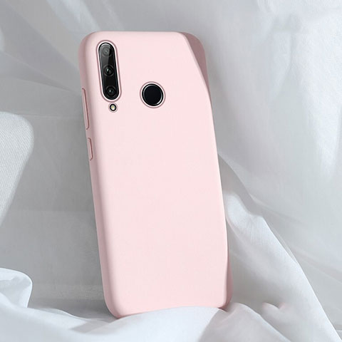 Silikon Hülle Handyhülle Ultra Dünn Schutzhülle 360 Grad Tasche C01 für Huawei P Smart+ Plus (2019) Rosa