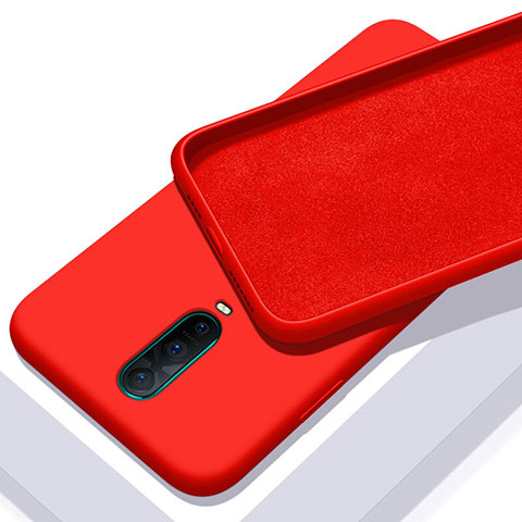 Silikon Hülle Handyhülle Ultra Dünn Schutzhülle 360 Grad Tasche C01 für Oppo R17 Pro Rot