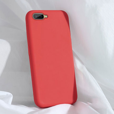 Silikon Hülle Handyhülle Ultra Dünn Schutzhülle 360 Grad Tasche C01 für Oppo RX17 Neo Rot