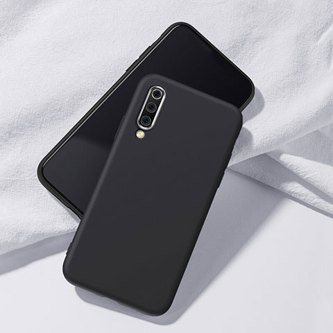 Silikon Hülle Handyhülle Ultra Dünn Schutzhülle 360 Grad Tasche C01 für Samsung Galaxy A70S Schwarz