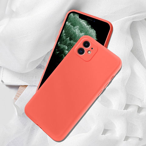 Silikon Hülle Handyhülle Ultra Dünn Schutzhülle 360 Grad Tasche C02 für Apple iPhone 11 Orange