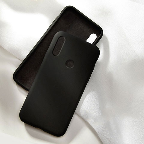 Silikon Hülle Handyhülle Ultra Dünn Schutzhülle 360 Grad Tasche C02 für Huawei Honor 20i Schwarz