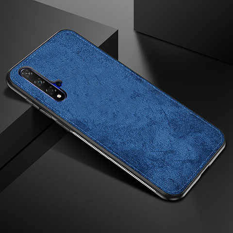 Silikon Hülle Handyhülle Ultra Dünn Schutzhülle 360 Grad Tasche C02 für Huawei Honor 20S Blau