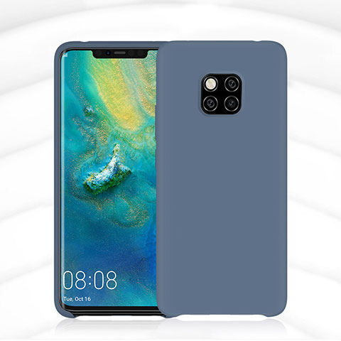 Silikon Hülle Handyhülle Ultra Dünn Schutzhülle 360 Grad Tasche C02 für Huawei Mate 20 Pro Blau