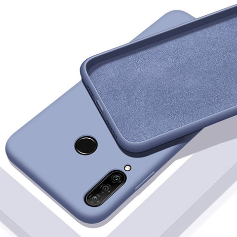 Silikon Hülle Handyhülle Ultra Dünn Schutzhülle 360 Grad Tasche C02 für Huawei P30 Lite XL Grau