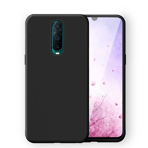 Silikon Hülle Handyhülle Ultra Dünn Schutzhülle 360 Grad Tasche C02 für Oppo R17 Pro Schwarz