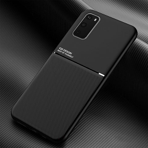 Silikon Hülle Handyhülle Ultra Dünn Schutzhülle 360 Grad Tasche C02 für Samsung Galaxy S20 5G Schwarz