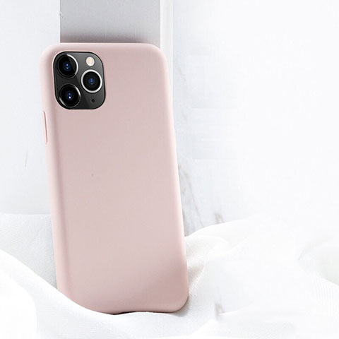 Silikon Hülle Handyhülle Ultra Dünn Schutzhülle 360 Grad Tasche C03 für Apple iPhone 11 Pro Rosa