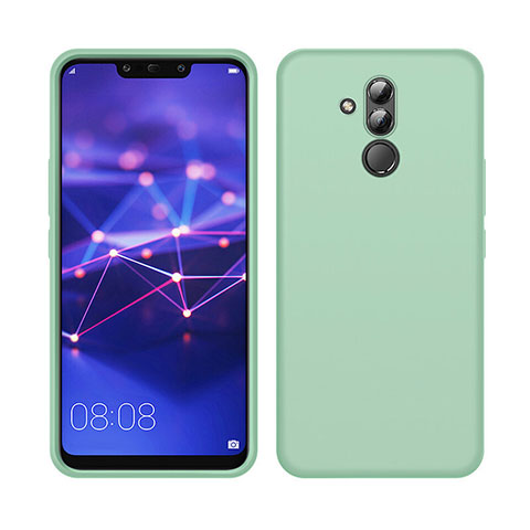 Silikon Hülle Handyhülle Ultra Dünn Schutzhülle 360 Grad Tasche C03 für Huawei Mate 20 Lite Grün