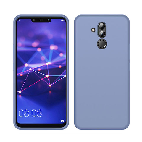 Silikon Hülle Handyhülle Ultra Dünn Schutzhülle 360 Grad Tasche C03 für Huawei Mate 20 Lite Violett