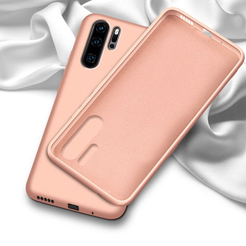 Silikon Hülle Handyhülle Ultra Dünn Schutzhülle 360 Grad Tasche C03 für Huawei P30 Pro New Edition Orange