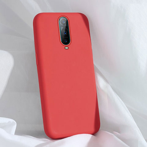 Silikon Hülle Handyhülle Ultra Dünn Schutzhülle 360 Grad Tasche C03 für Oppo R17 Pro Rot