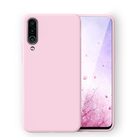 Silikon Hülle Handyhülle Ultra Dünn Schutzhülle 360 Grad Tasche C03 für Samsung Galaxy A70 Rosa