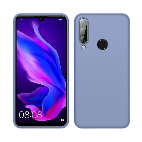 Silikon Hülle Handyhülle Ultra Dünn Schutzhülle 360 Grad Tasche C04 für Huawei Nova 4e Violett