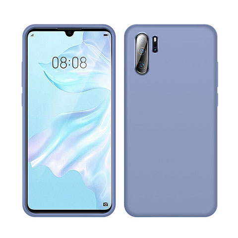 Silikon Hülle Handyhülle Ultra Dünn Schutzhülle 360 Grad Tasche C04 für Huawei P30 Pro Hellblau