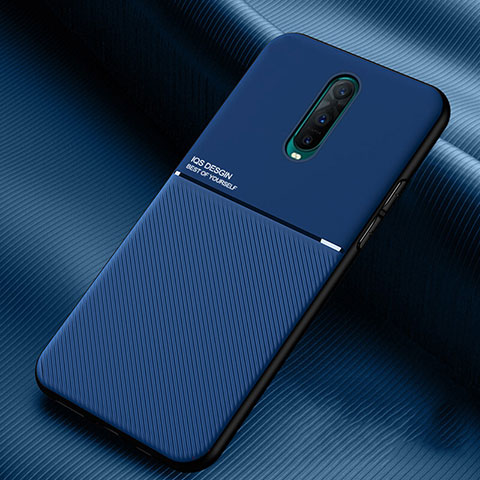 Silikon Hülle Handyhülle Ultra Dünn Schutzhülle 360 Grad Tasche C04 für Oppo R17 Pro Blau