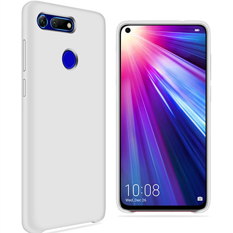 Silikon Hülle Handyhülle Ultra Dünn Schutzhülle 360 Grad Tasche C05 für Huawei Honor View 20 Weiß