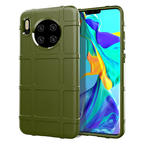 Silikon Hülle Handyhülle Ultra Dünn Schutzhülle 360 Grad Tasche C05 für Huawei Mate 30 Pro Grün