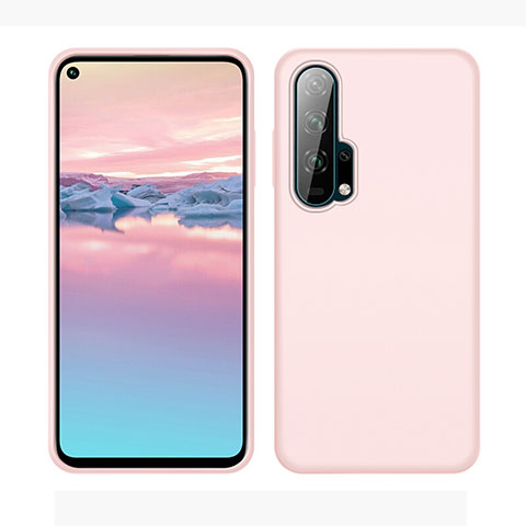 Silikon Hülle Handyhülle Ultra Dünn Schutzhülle 360 Grad Tasche C06 für Huawei Honor 20 Pro Rosa