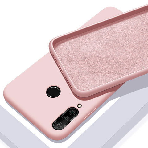 Silikon Hülle Handyhülle Ultra Dünn Schutzhülle 360 Grad Tasche für Huawei Enjoy 9s Rosegold