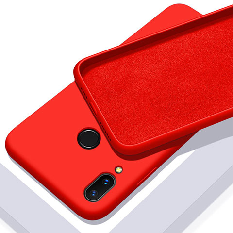 Silikon Hülle Handyhülle Ultra Dünn Schutzhülle 360 Grad Tasche für Huawei Nova 3i Rot