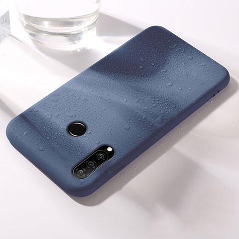 Silikon Hülle Handyhülle Ultra Dünn Schutzhülle 360 Grad Tasche für Huawei Nova 4e Blau