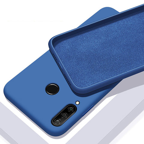 Silikon Hülle Handyhülle Ultra Dünn Schutzhülle 360 Grad Tasche für Huawei P Smart+ Plus (2019) Blau