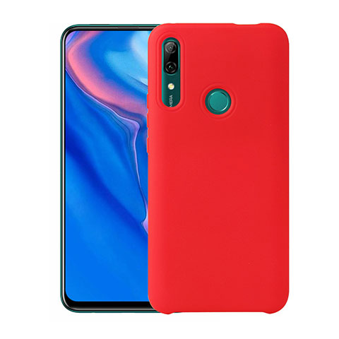 Silikon Hülle Handyhülle Ultra Dünn Schutzhülle 360 Grad Tasche für Huawei P Smart Z Rot