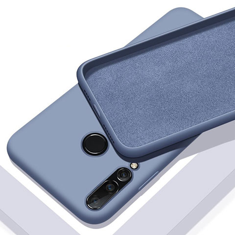 Silikon Hülle Handyhülle Ultra Dünn Schutzhülle 360 Grad Tasche für Huawei P20 Lite (2019) Hellblau