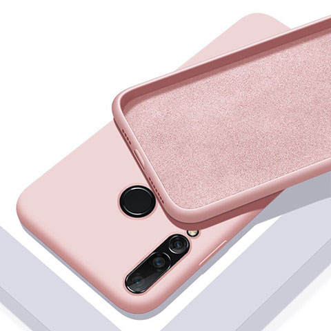 Silikon Hülle Handyhülle Ultra Dünn Schutzhülle 360 Grad Tasche für Huawei P20 Lite (2019) Rosegold