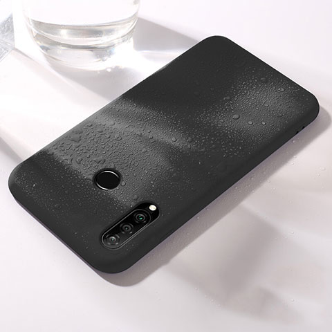 Silikon Hülle Handyhülle Ultra Dünn Schutzhülle 360 Grad Tasche für Huawei P30 Lite XL Schwarz