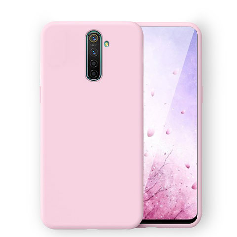 Silikon Hülle Handyhülle Ultra Dünn Schutzhülle 360 Grad Tasche für Oppo Reno Ace Rosa