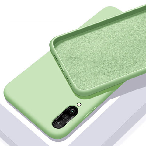 Silikon Hülle Handyhülle Ultra Dünn Schutzhülle 360 Grad Tasche für Samsung Galaxy A70 Grün
