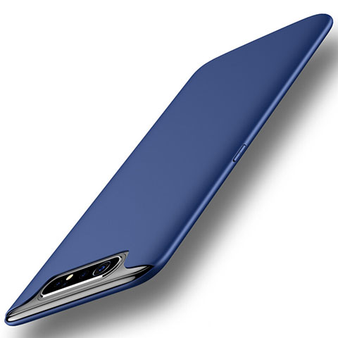 Silikon Hülle Handyhülle Ultra Dünn Schutzhülle 360 Grad Tasche für Samsung Galaxy A90 4G Blau