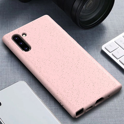 Silikon Hülle Handyhülle Ultra Dünn Schutzhülle 360 Grad Tasche für Samsung Galaxy Note 10 Rosegold