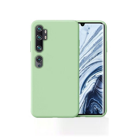 Silikon Hülle Handyhülle Ultra Dünn Schutzhülle 360 Grad Tasche für Xiaomi Mi Note 10 Grün