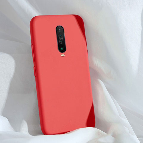 Silikon Hülle Handyhülle Ultra Dünn Schutzhülle 360 Grad Tasche für Xiaomi Poco X2 Rot