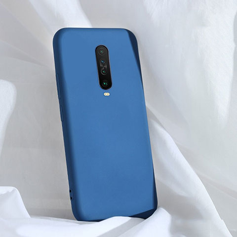 Silikon Hülle Handyhülle Ultra Dünn Schutzhülle 360 Grad Tasche für Xiaomi Redmi K30i 5G Blau